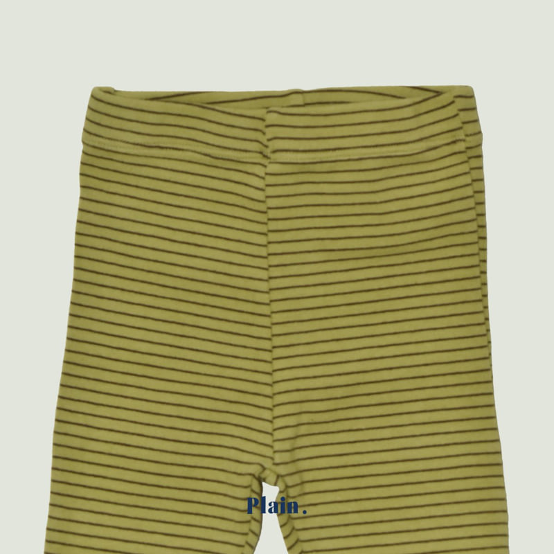 Plain - Korean Children Fashion - #minifashionista - Stripe Bonnie Leggings - 12