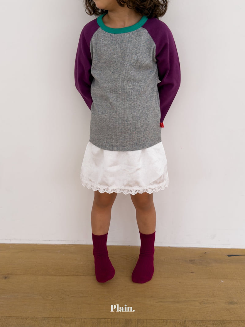 Plain - Korean Children Fashion - #minifashionista - Lace Sain Skirt - 10