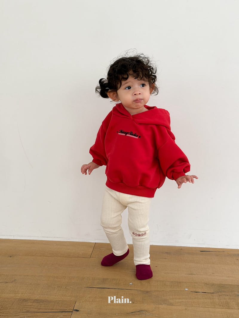 Plain - Korean Children Fashion - #minifashionista - Hood Tee - 5