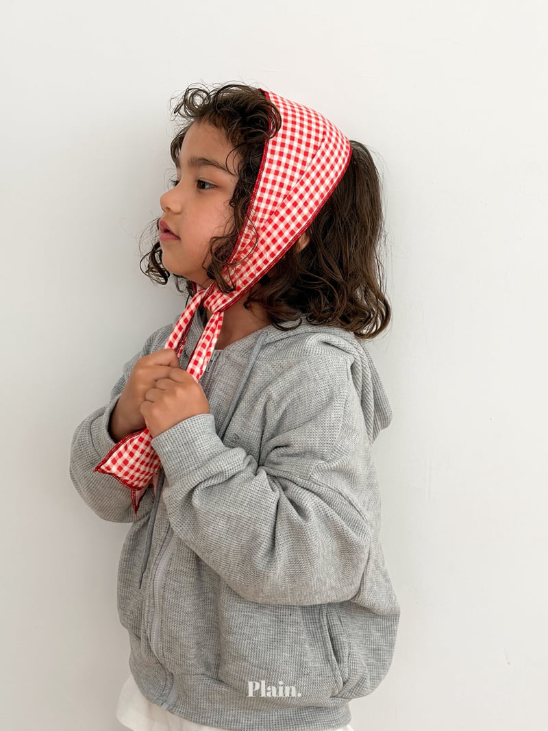 Plain - Korean Children Fashion - #minifashionista - Croffile Hood Zip-up - 11