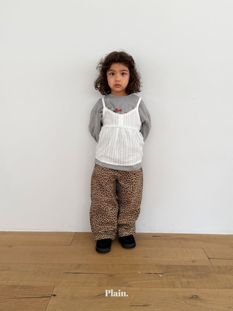 Plain - Korean Children Fashion - #prettylittlegirls - Leopard Pants - 5