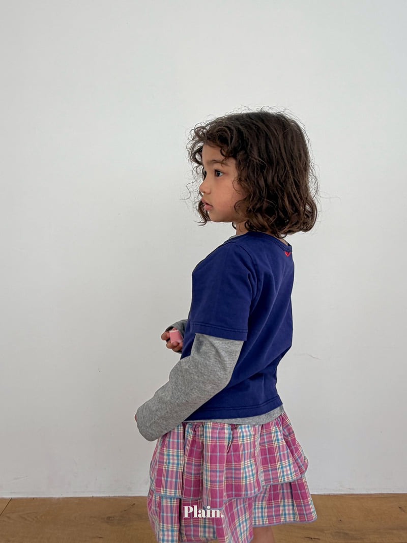 Plain - Korean Children Fashion - #prettylittlegirls - Check Cancan Skirt - 12