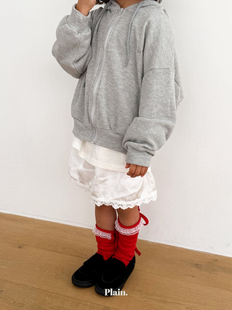 Plain - Korean Children Fashion - #prettylittlegirls - Plain Lace Socks - 8