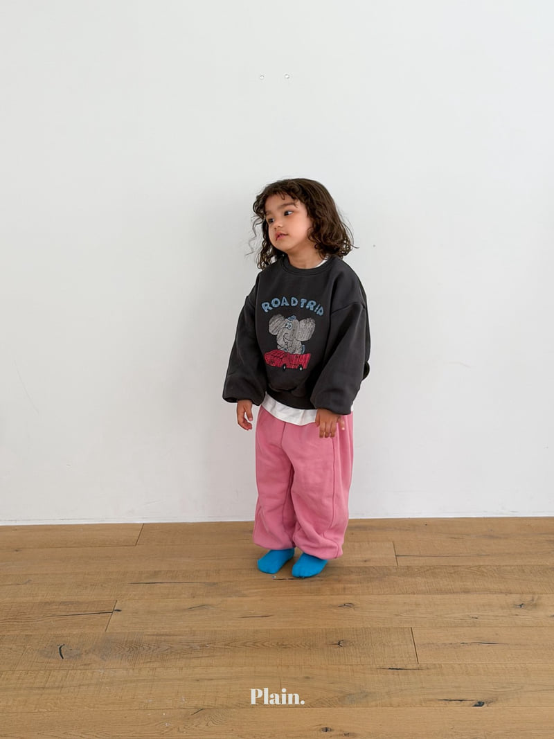 Plain - Korean Children Fashion - #todddlerfashion - Elephant Sweatshirts - 4