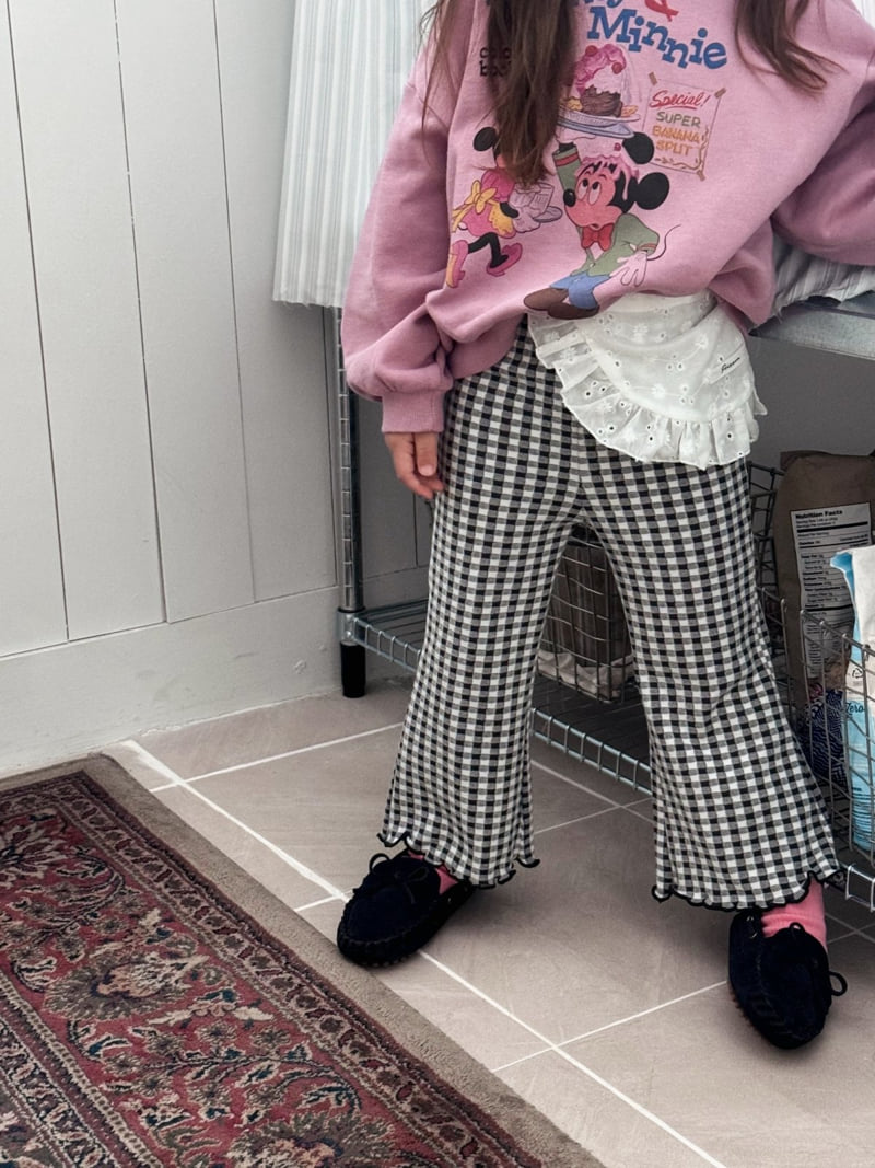 Poisson - Korean Children Fashion - #Kfashion4kids - Melody Check Pants - 8
