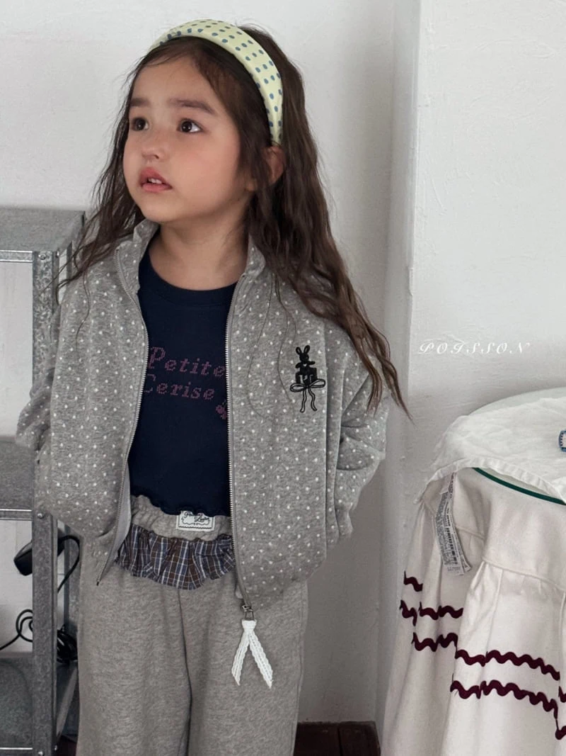Poisson - Korean Children Fashion - #Kfashion4kids - Petit Cherry Tee - 6