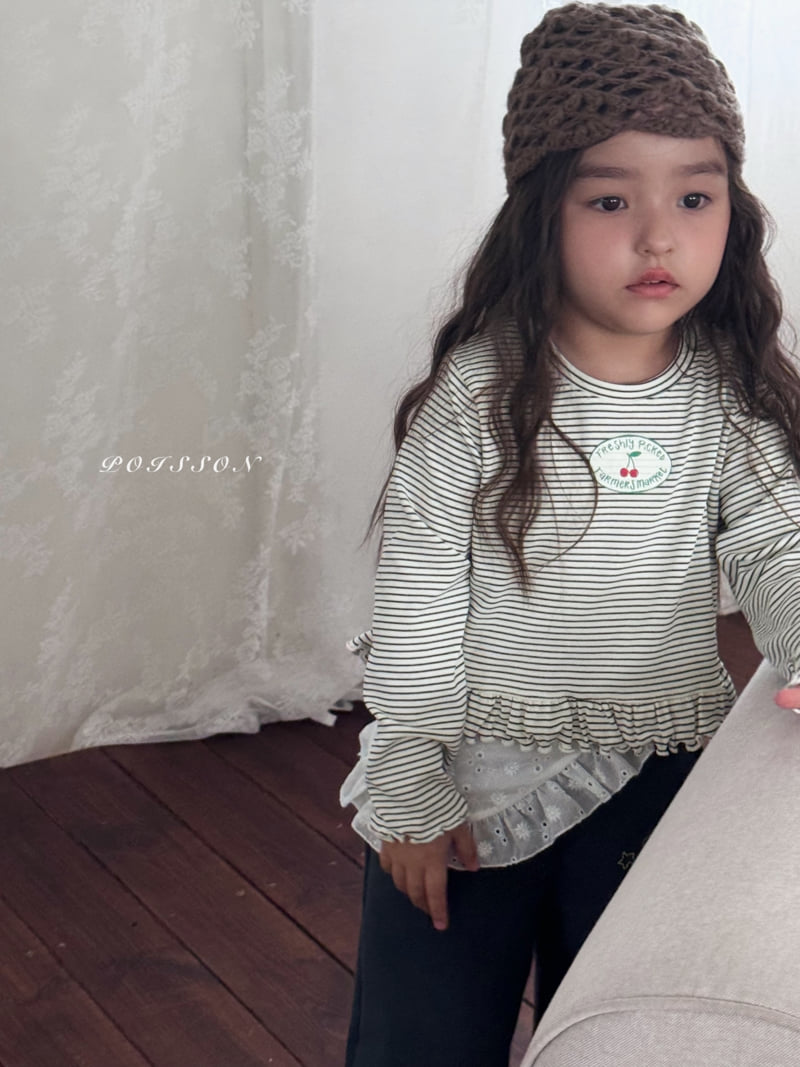 Poisson - Korean Children Fashion - #kidzfashiontrend - Cherry Market Tee - 4