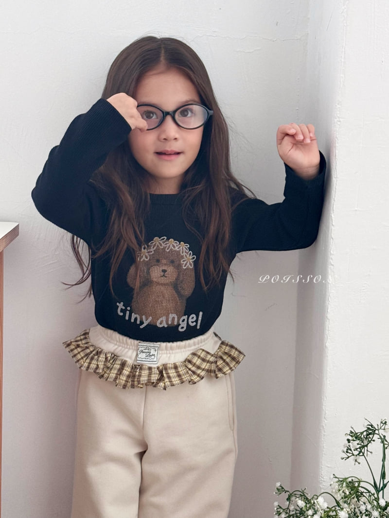 Poisson - Korean Children Fashion - #Kfashion4kids - Check Frill Pants - 12