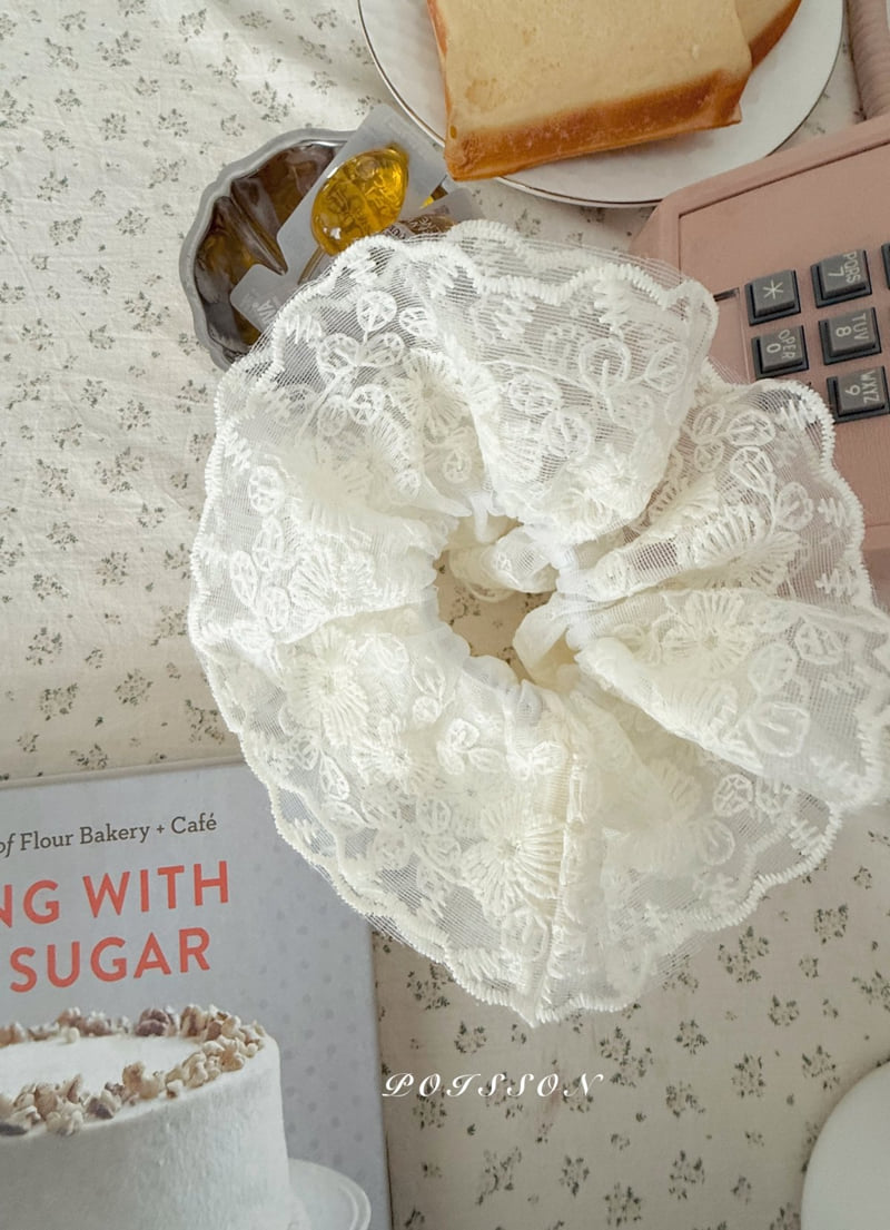 Poisson - Korean Children Fashion - #childofig - Bloom Lace Scrunchie - 5