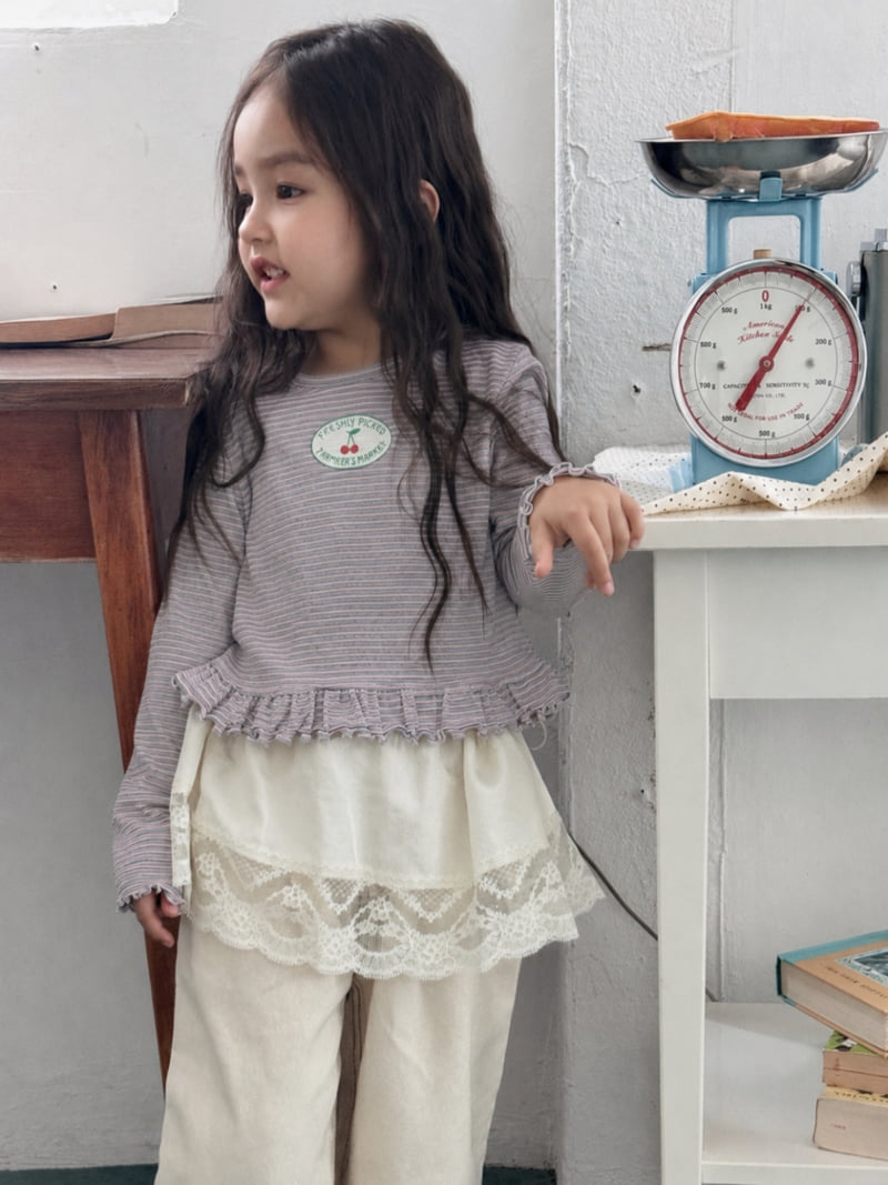Poisson - Korean Children Fashion - #childofig - Milky Layered Skirt - 3
