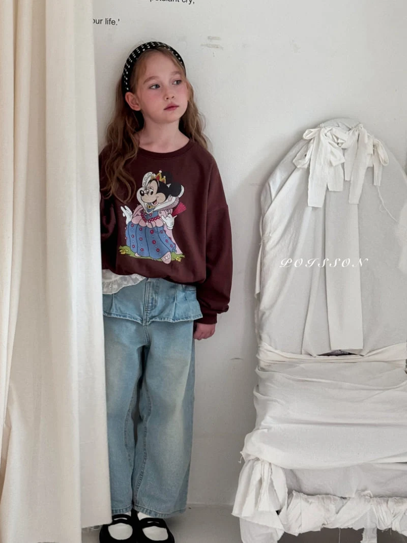 Poisson - Korean Children Fashion - #childofig - Minnie Sweatshirt - 12