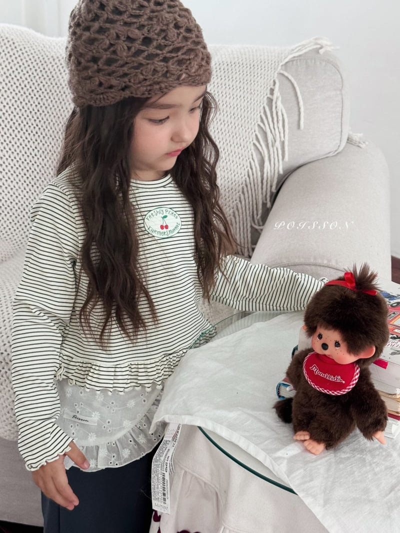 Poisson - Korean Children Fashion - #childofig - Cherry Market Tee - 10