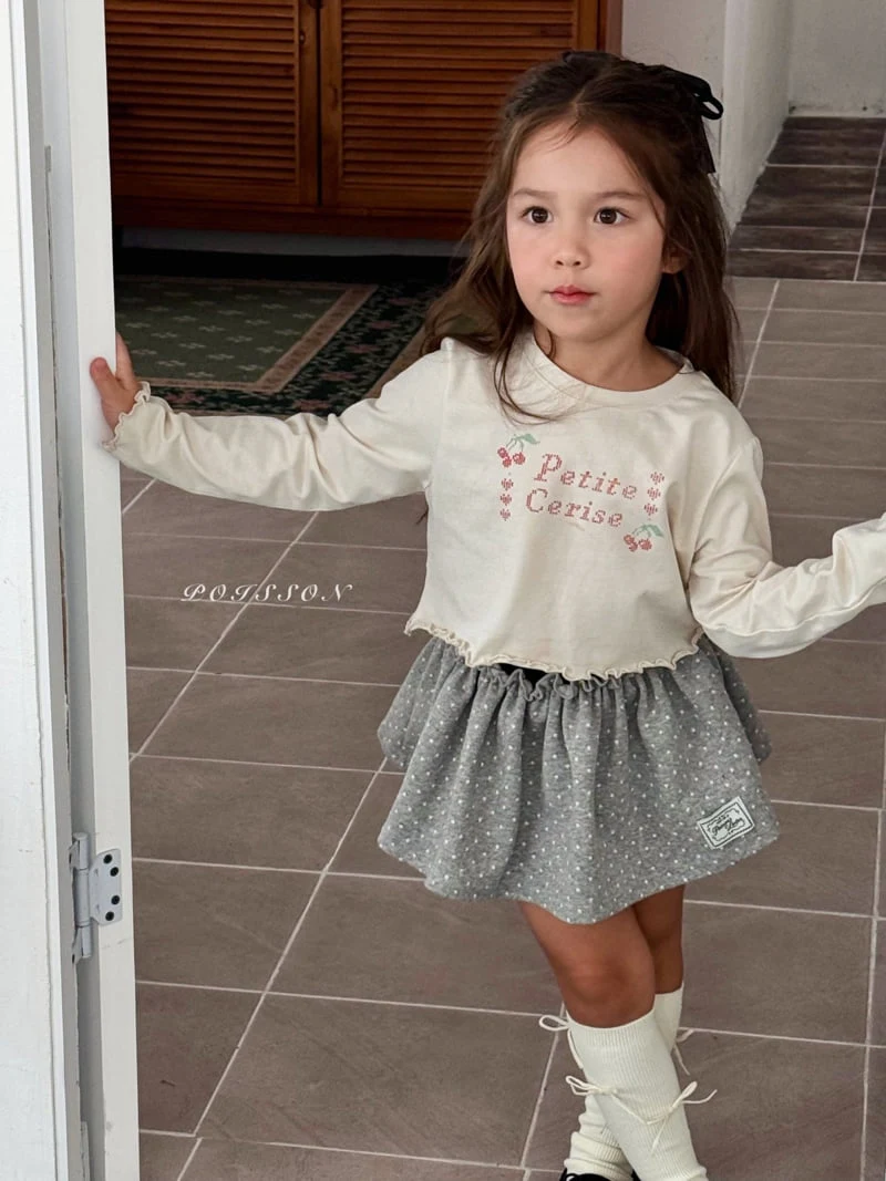 Poisson - Korean Children Fashion - #childofig - Petit Dot Skirt - 7