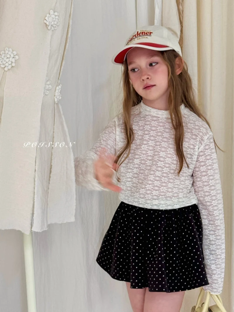 Poisson - Korean Children Fashion - #childofig - Lace Layered Tee - 3
