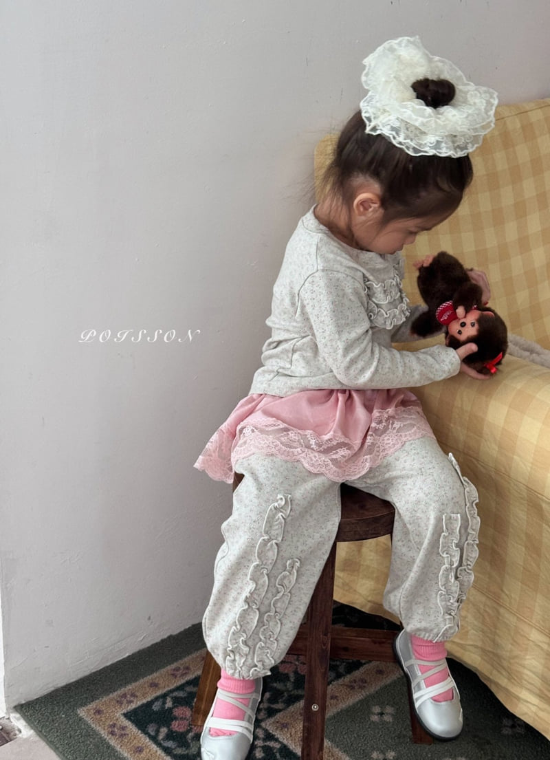 Poisson - Korean Children Fashion - #childrensboutique - Bloom Lace Scrunchie - 6