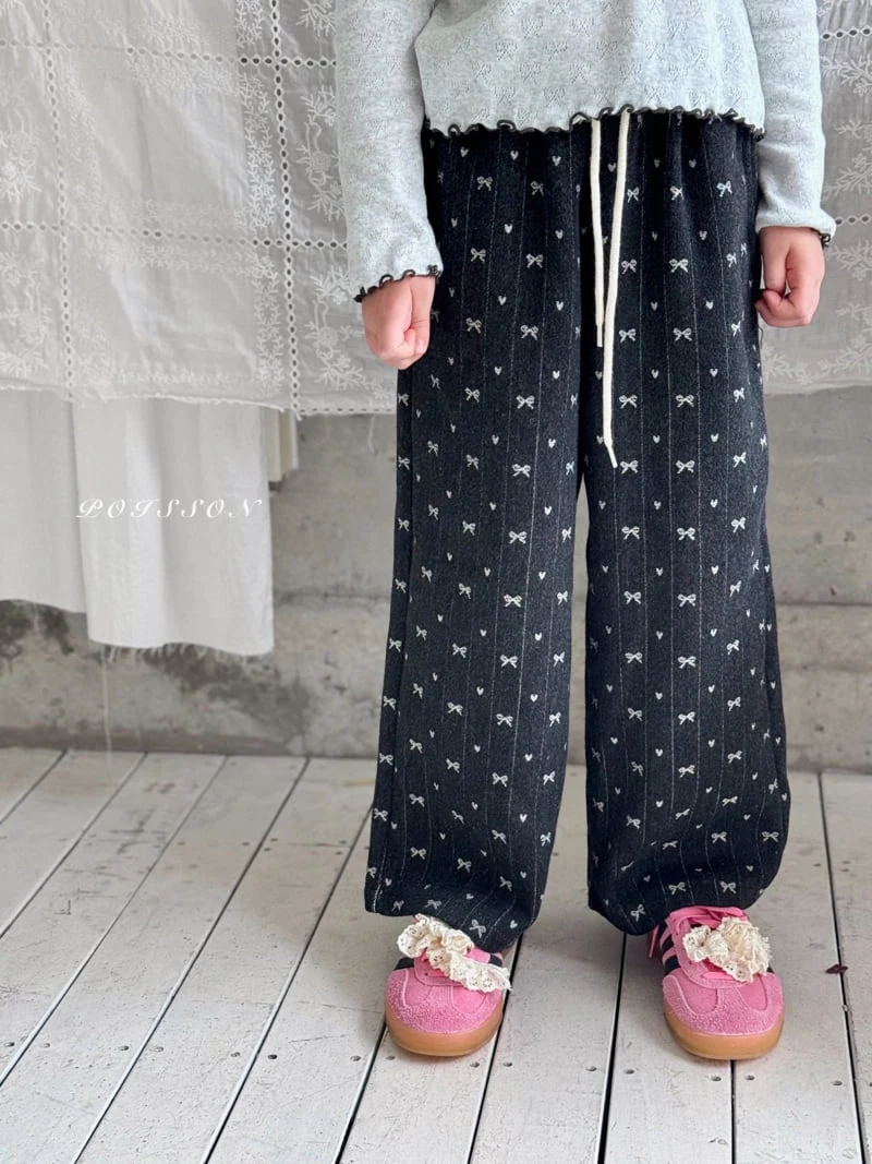 Poisson - Korean Children Fashion - #childofig - Ribbon Pants - 4
