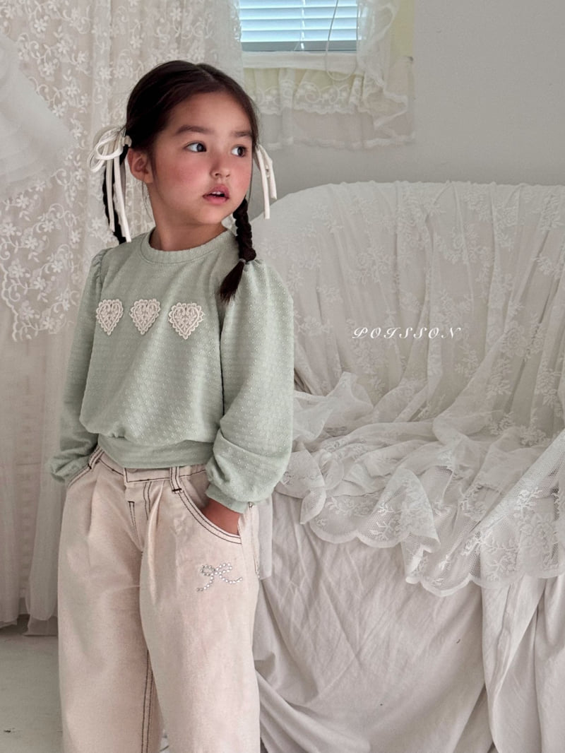 Poisson - Korean Children Fashion - #childrensboutique - Ribbon Stone Pants - 10