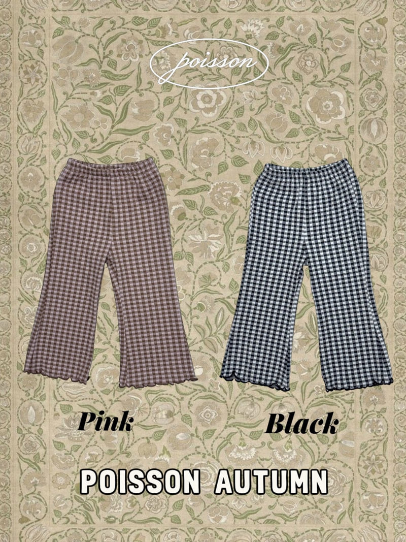 Poisson - Korean Children Fashion - #childrensboutique - Melody Check Pants