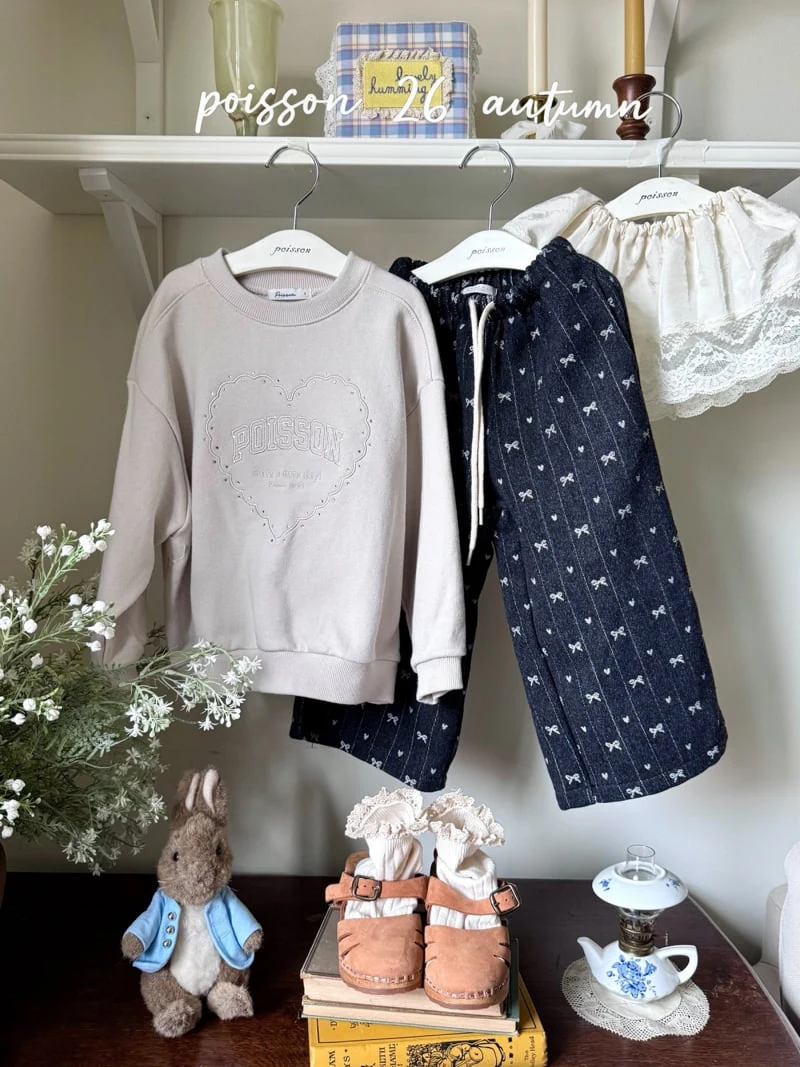 Poisson - Korean Children Fashion - #designkidswear - Ribbon Pants - 5