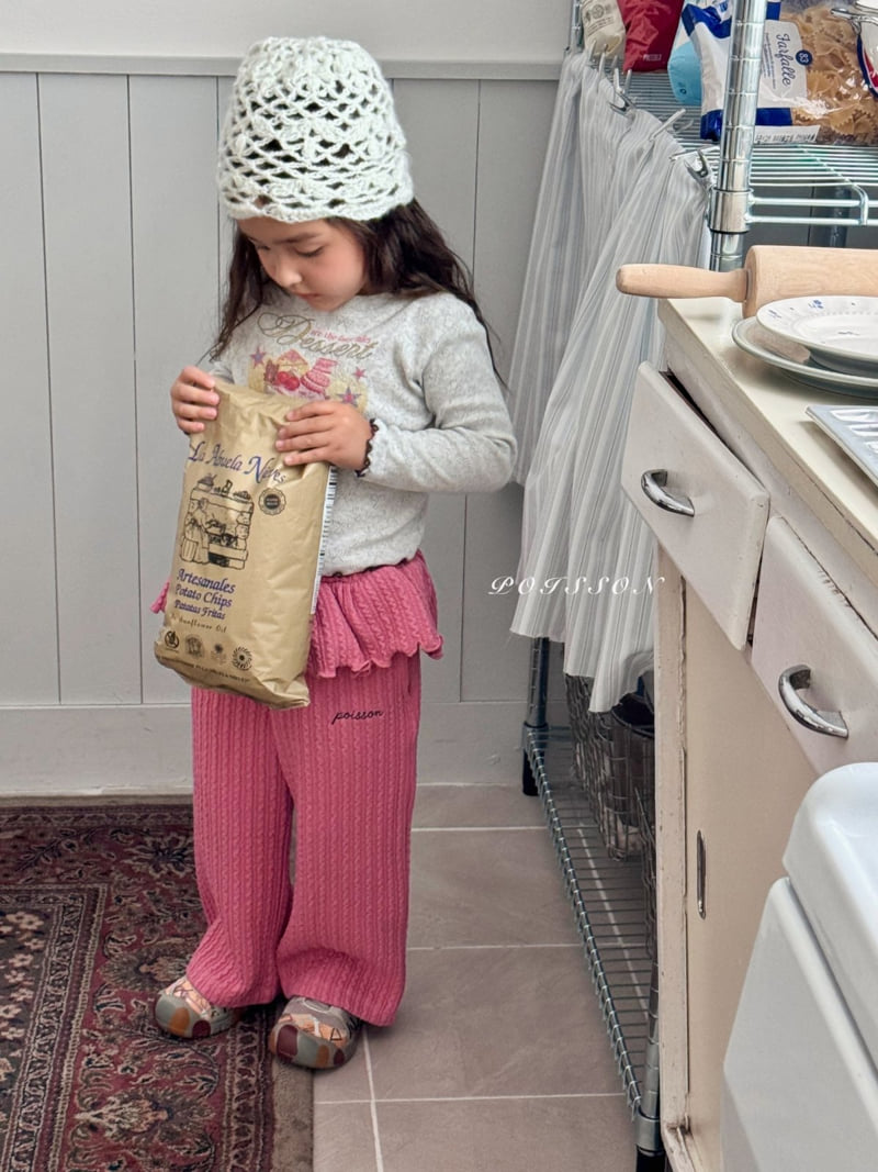 Poisson - Korean Children Fashion - #designkidswear - Knit Frill Pants - 8