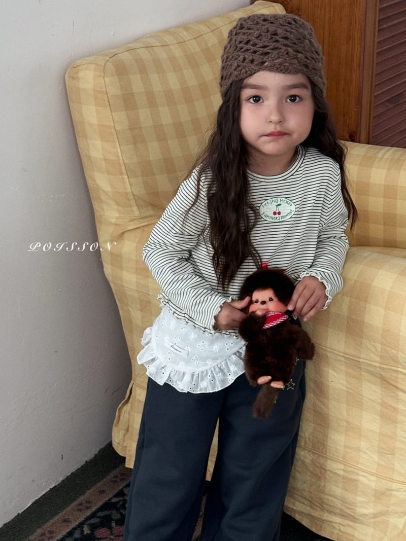 Poisson - Korean Children Fashion - #designkidswear - Cherry Market Tee - 12