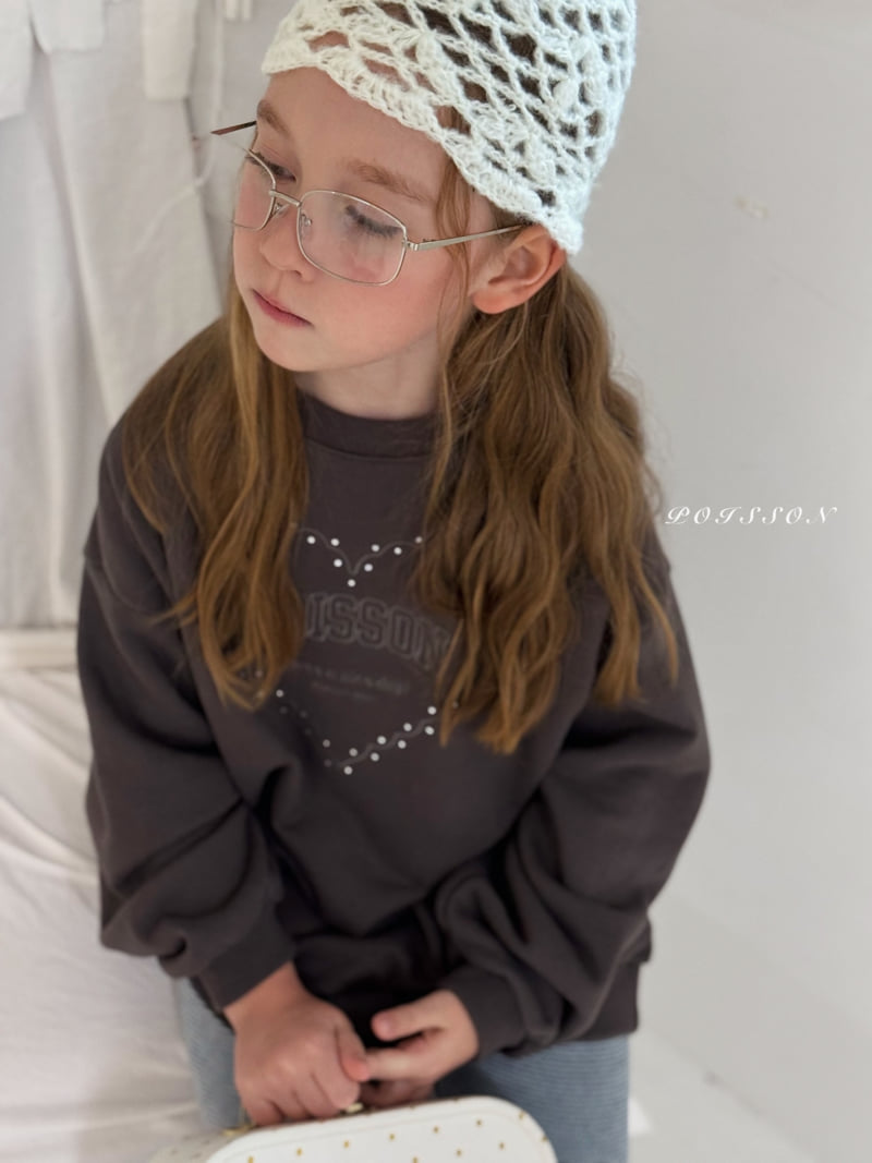 Poisson - Korean Children Fashion - #designkidswear - Poisson Embroidery Sweatshirt - 9