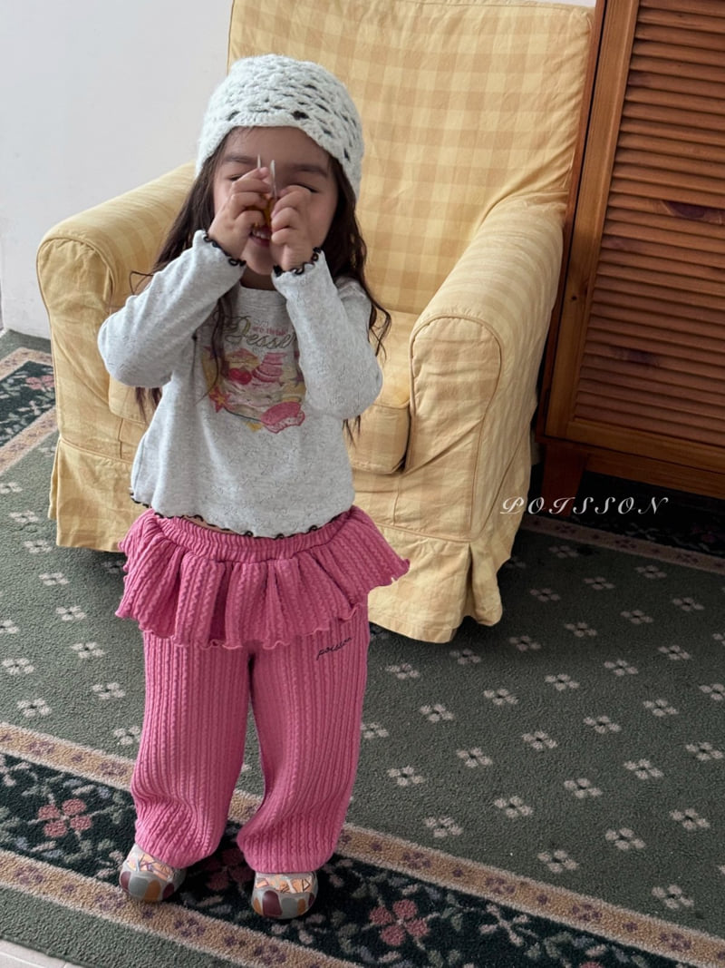 Poisson - Korean Children Fashion - #discoveringself - Knit Frill Pants - 9