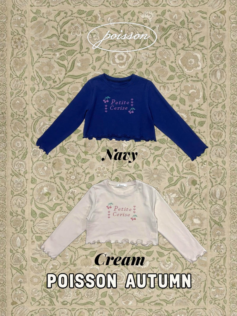 Poisson - Korean Children Fashion - #discoveringself - Petit Cherry Tee