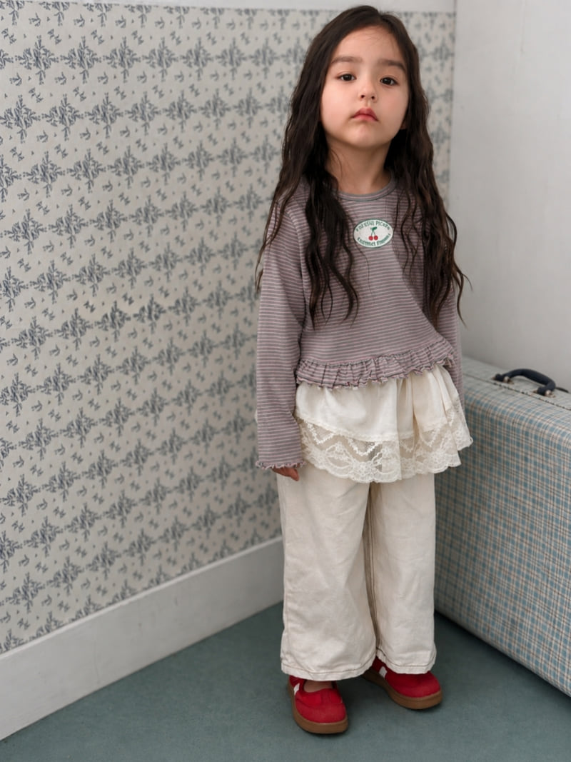 Poisson - Korean Children Fashion - #fashionkids - Milky Layered Skirt - 8