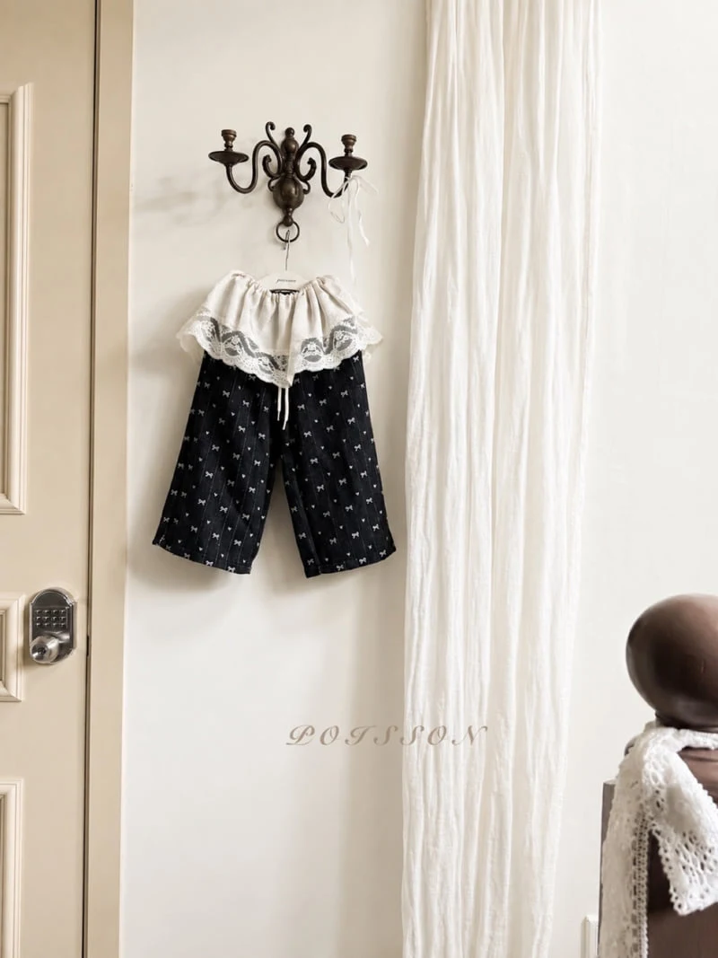 Poisson - Korean Children Fashion - #fashionkids - Ribbon Pants - 7