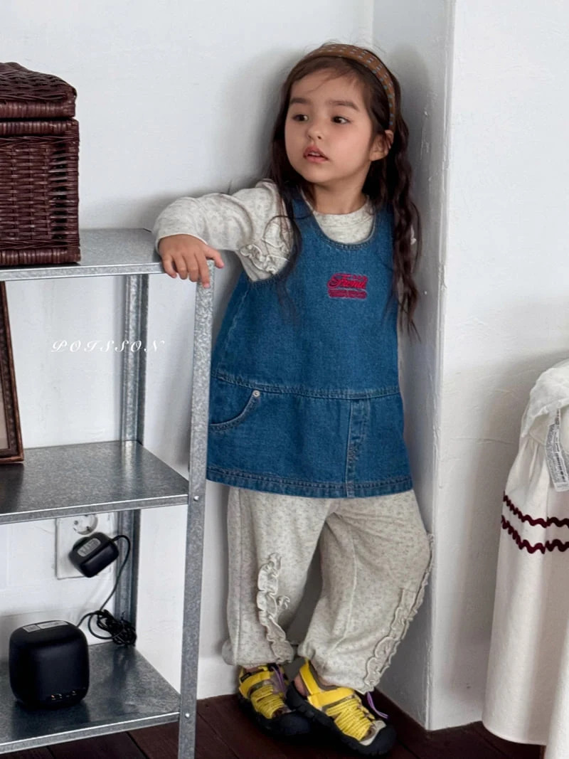 Poisson - Korean Children Fashion - #fashionkids - Denim Dress - 5