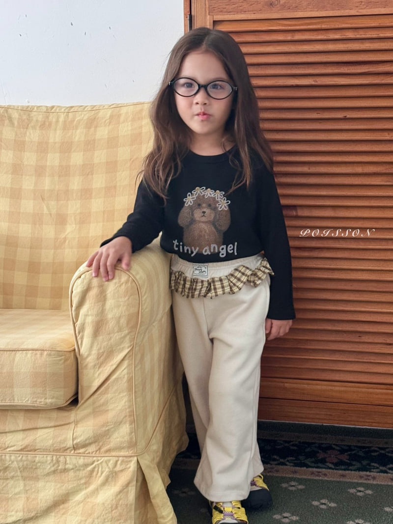 Poisson - Korean Children Fashion - #fashionkids - Check Frill Pants - 8