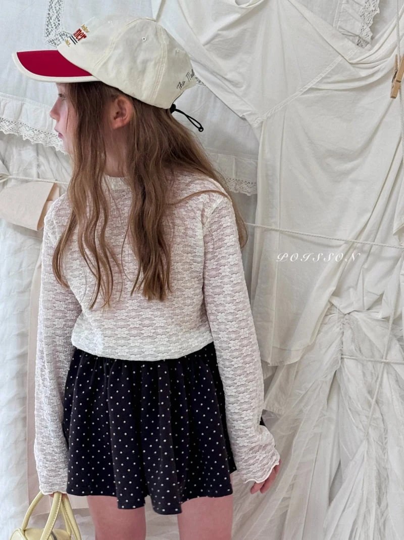 Poisson - Korean Children Fashion - #fashionkids - Lace Layered Tee - 7