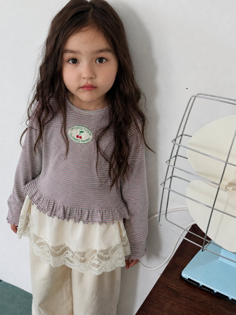 Poisson - Korean Children Fashion - #kidsshorts - Milky Layered Skirt - 9