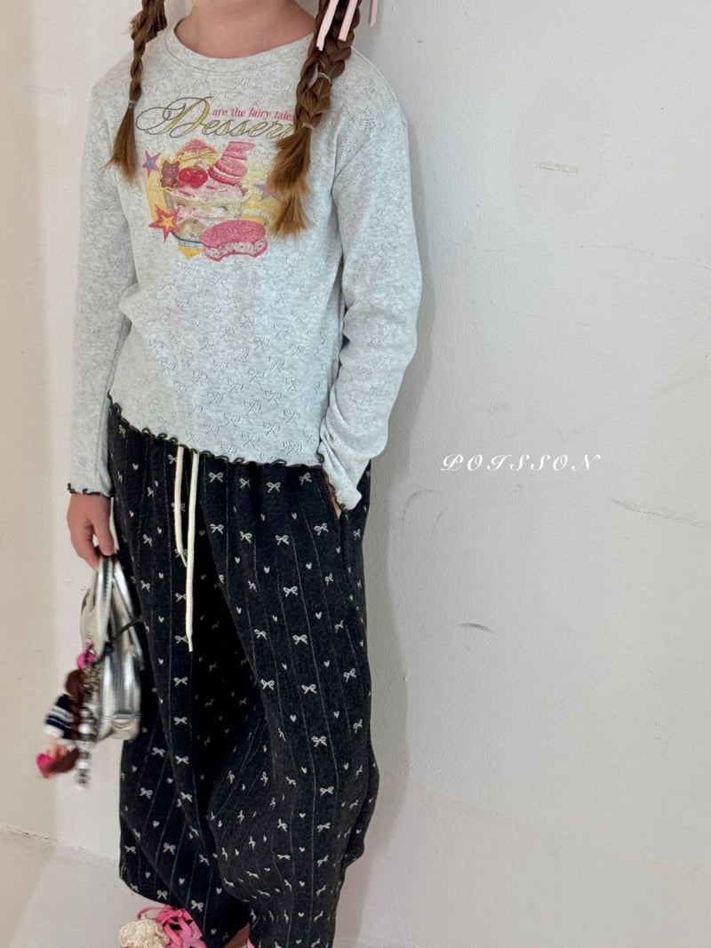 Poisson - Korean Children Fashion - #kidsshorts - Ribbon Pants - 8