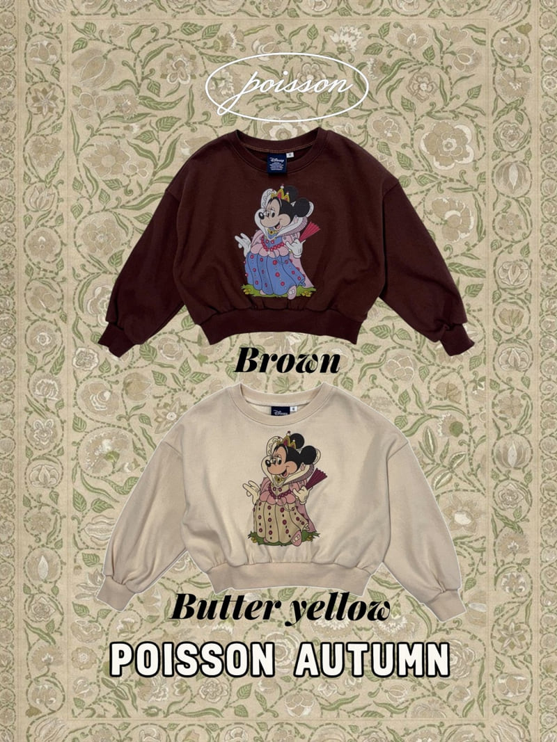 Poisson - Korean Children Fashion - #kidsshorts - Minnie Sweatshirt