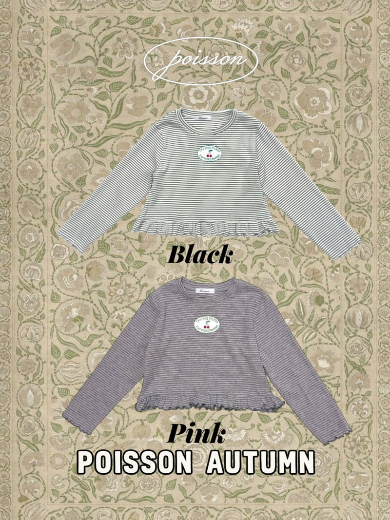 Poisson - Korean Children Fashion - #kidsshorts - Cherry Market Tee