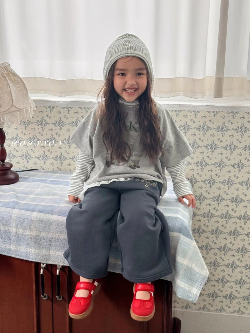 Poisson - Korean Children Fashion - #kidsshorts - Stripe Hooded Tee - 11