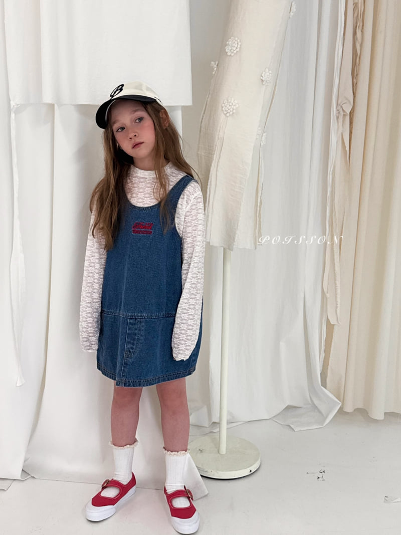Poisson - Korean Children Fashion - #kidsstore - Denim Dress - 7