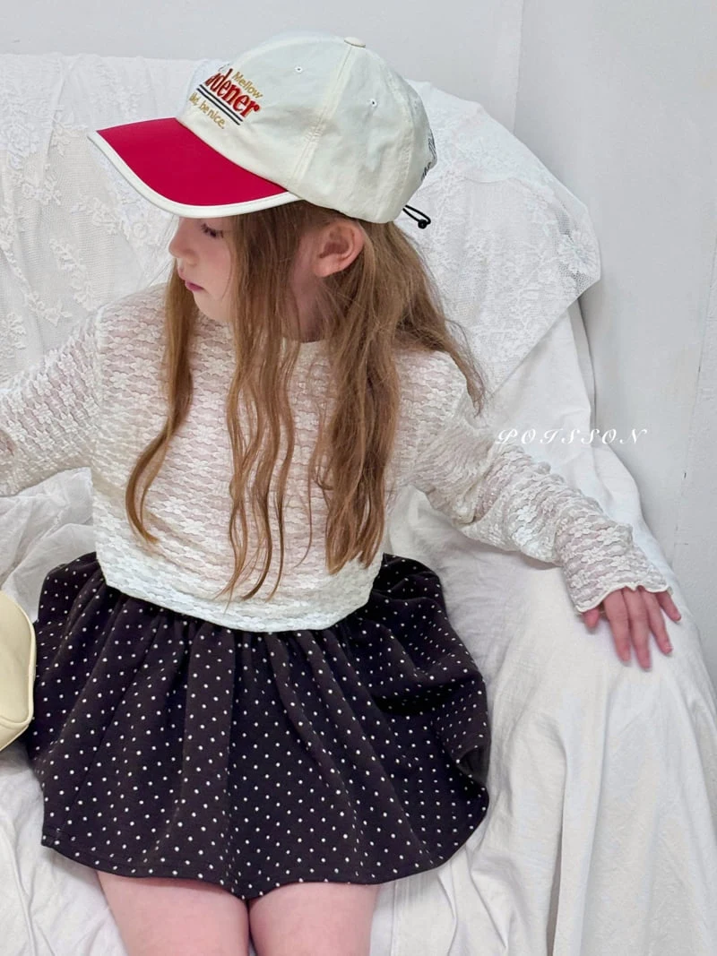 Poisson - Korean Children Fashion - #kidsstore - Lace Layered Tee - 9