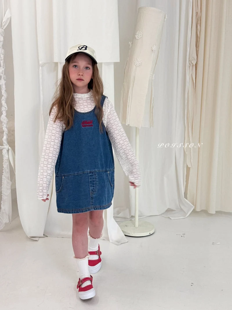 Poisson - Korean Children Fashion - #kidzfashiontrend - Denim Dress - 8