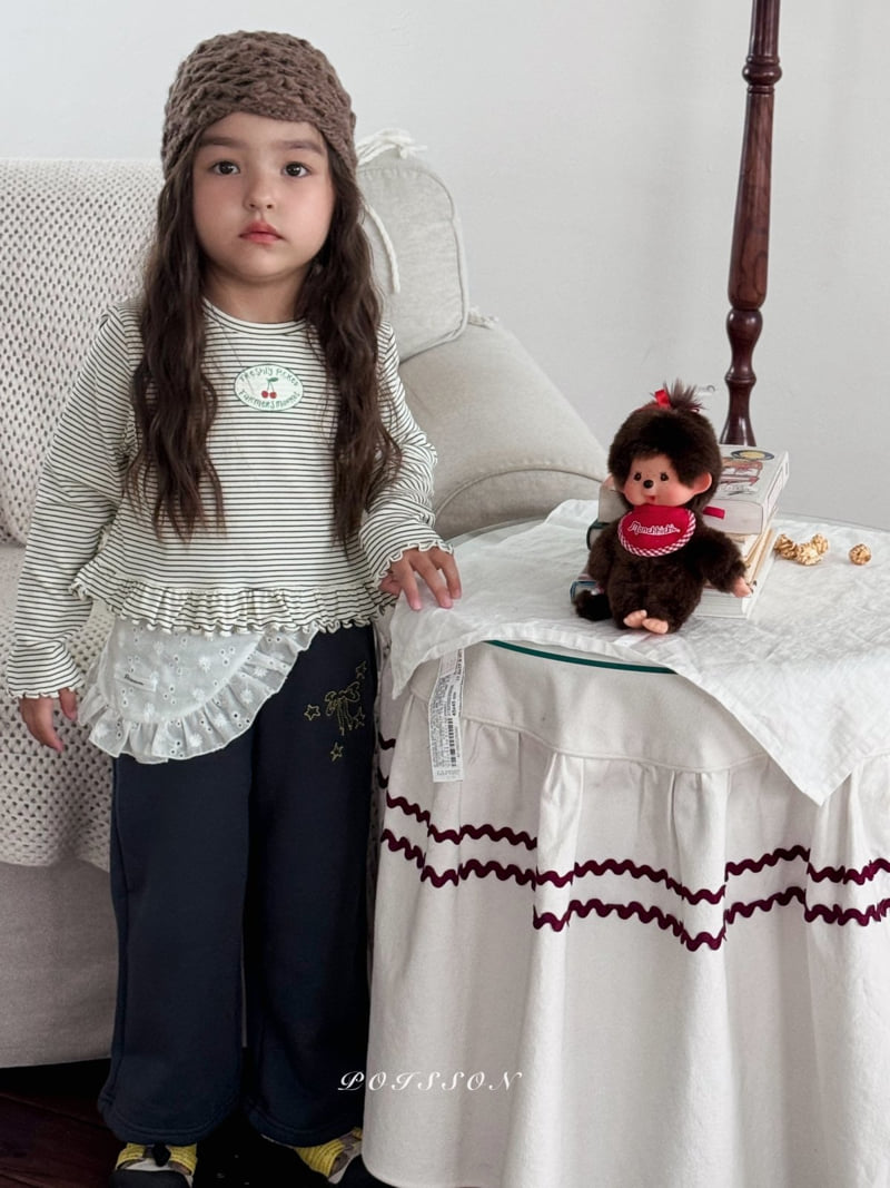 Poisson - Korean Children Fashion - #kidzfashiontrend - Cherry Market Tee - 3