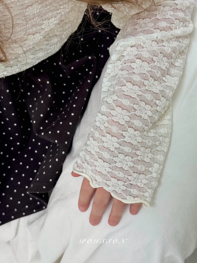 Poisson - Korean Children Fashion - #kidzfashiontrend - Lace Layered Tee - 10
