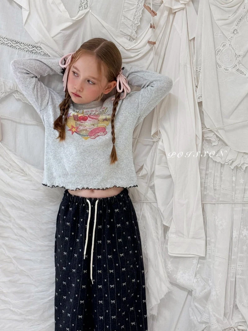 Poisson - Korean Children Fashion - #littlefashionista - Ribbon Pants - 12