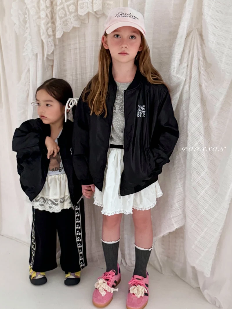 Poisson - Korean Children Fashion - #littlefashionista - Hive Bomber Padded Jacket - 9