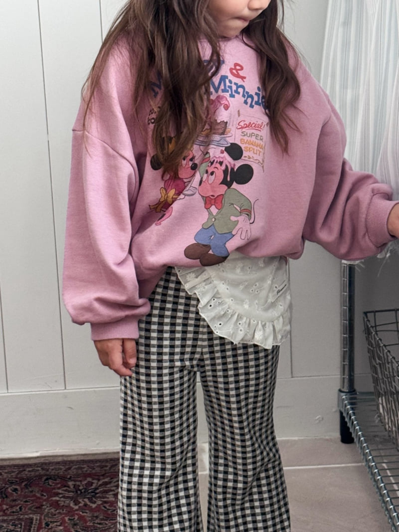 Poisson - Korean Children Fashion - #littlefashionista - Melody Check Pants - 9