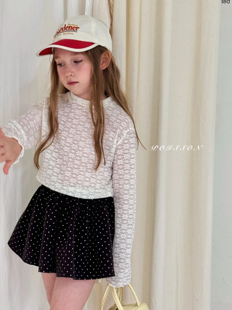 Poisson - Korean Children Fashion - #littlefashionista - Lace Layered Tee - 12