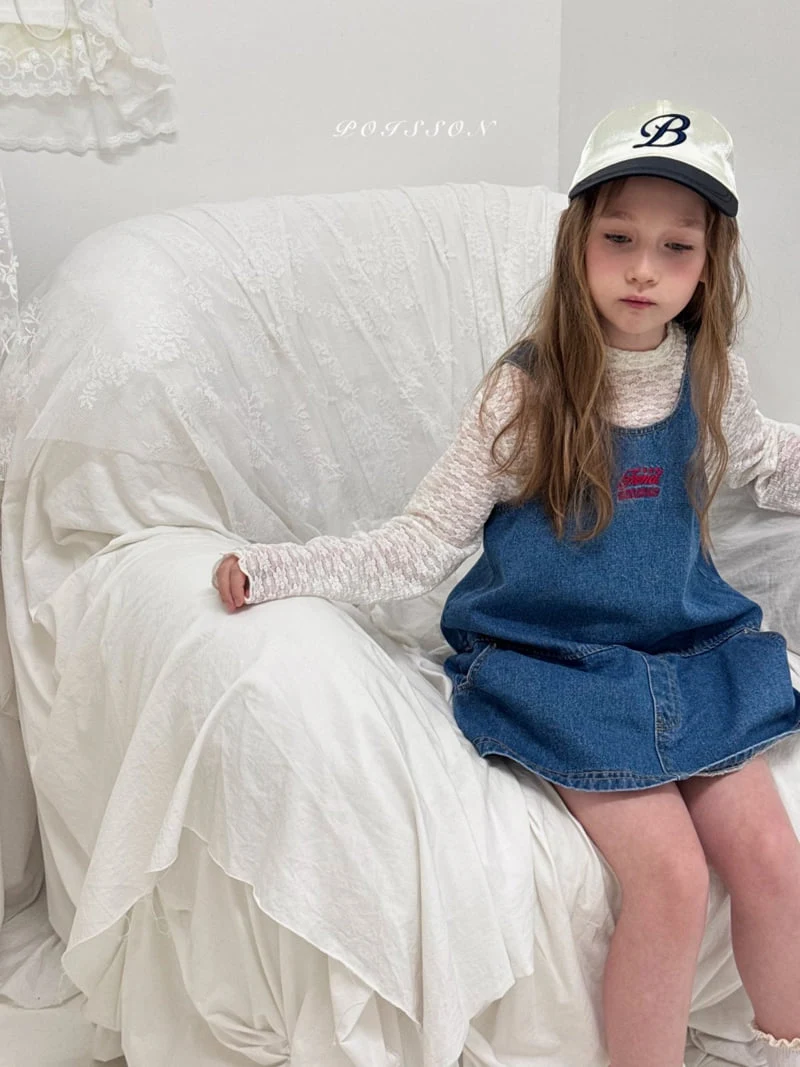 Poisson - Korean Children Fashion - #magicofchildhood - Denim Dress - 11