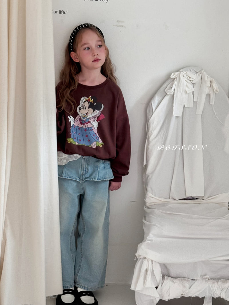 Poisson - Korean Children Fashion - #minifashionista - Pleats Skirt Denim - 10