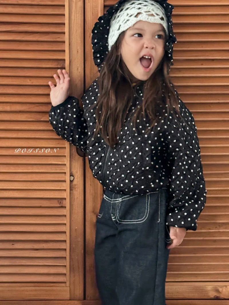 Poisson - Korean Children Fashion - #minifashionista - Dot Windbreaker - 8